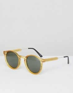 Желтые круглые солнцезащитные очки Spitfire - Желтый