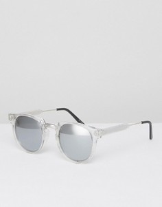 Круглые солнцезащитные очки в прозрачной оправе Spitfire - Прозрачный