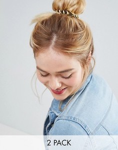 Набор из 2 резинок для волос ограниченной серии - Мульти Asos