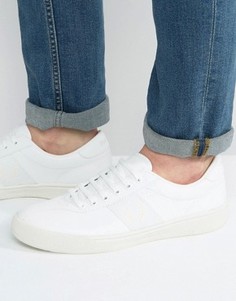 Кожаные кроссовки Fred Perry Authentic - Белый