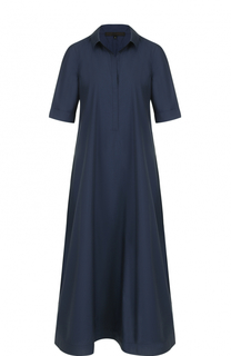 Платье-рубашка свободного кроя с укороченным рукавом Tegin