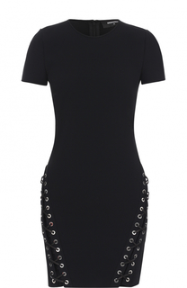 Облегающее мини-платье со шнуровкой Dsquared2