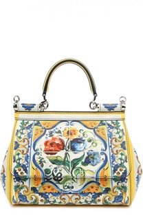 Сумка Sicily small с принтом Dolce &amp; Gabbana