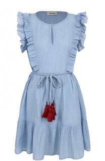 Мини-платье с поясом и оборками Zadig&amp;Voltaire