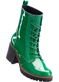 Ботинки на шнурках (темно-зеленый) Bonprix