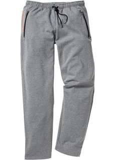Трикотажные брюки  Regular Fit (серый меланж) Bonprix