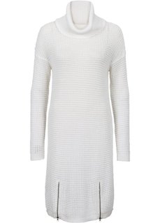Вязаное платье (цвет белой шерсти) Bonprix