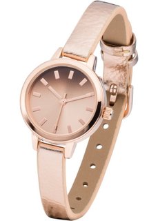 Часы (розово-золотистый металлик) Bonprix