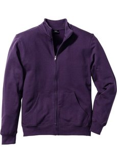Трикотажная куртка стандартного покроя (темно-лиловый) Bonprix