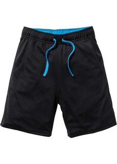Функциональные спортивные брюки, Размеры  116-170 (черный/капри-синий) Bonprix