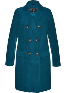 Пальто из искусственной шерсти (серо-синий) Bonprix
