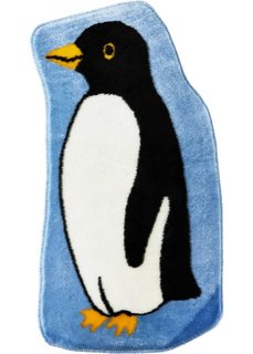 Коврик для ванной Пингвин (черный/белый) Bonprix