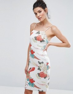 Жаккардовое платье-футляр с цветочным узором True Decadence - Мульти