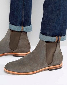 Замшевые ботинки челси Hudson London Eldon - Серый