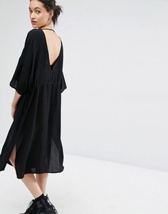 Платье с глубоким вырезом сзади Just Female Essie - Черный