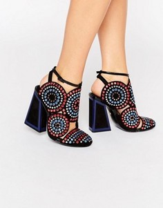 Туфли на каблуке с декоративной отделкой Kat Maconie Frida - Мульти