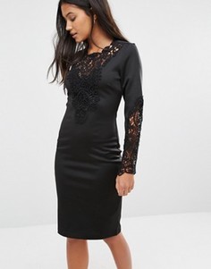 Платье с кружевной отделкой Supertrash Deux - Черный