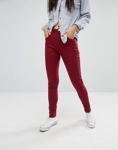Облегающие джинсы с 5 карманами Boohoo - Красный