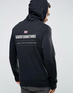 Худи с принтом на спине Good For Nothing - Черный