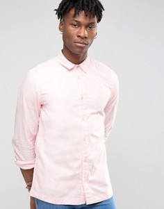 Бледно-розовая рубашка узкого кроя Waven - Розовый