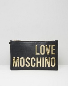 Клатч с кошельком для монет Love Moschino - Черный