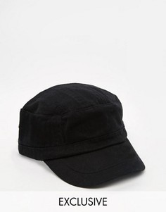 Черная кепка в стиле милитари Reclaimed Vintage Inspired - Черный