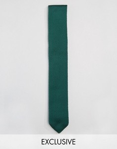 Классический трикотажный галстук Heart & Dagger - Зеленый