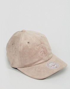 Регулируемая кепка из искусственной замши Mitchell & Ness Toronto Raptors - Серый