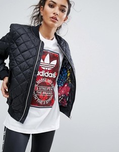 Бомбер ADIDAS - Черный