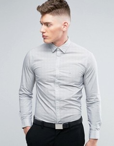 Рубашка классического кроя с мелким принтом Calvin Klein - Белый