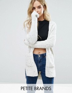 Oversize-кардиган Miss Selfridge Petite - Бежевый