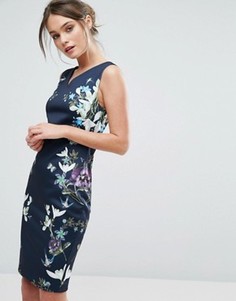 Платье миди Ted Baker Katiey Spring Meadows - Темно-синий