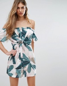 Платье с тропическим принтом Missguided - Мульти