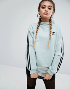 Свитшот с тремя полосками adidas Original - Зеленый