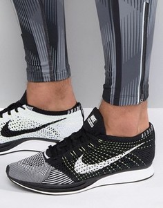 Черные кроссовки Nike Running Flyknit Racer 526628-011 - Черный