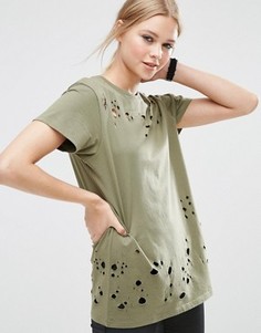 Купить женскую футболку рваные в интернет-магазине