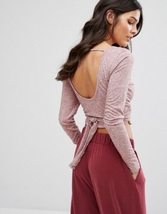 Топ с завязкой сзади Y.A.S - Фиолетовый