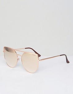 Солнцезащитные очки Quay Australia Santa Fe - Золотой