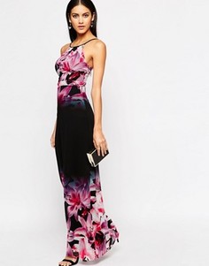Платье макси с цветочным принтом Lipsy - Мульти