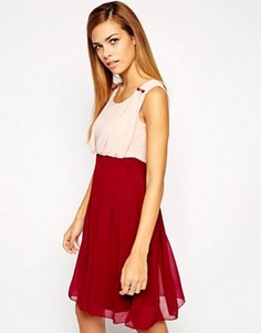 Двухцветное платье Jasmine - Красный