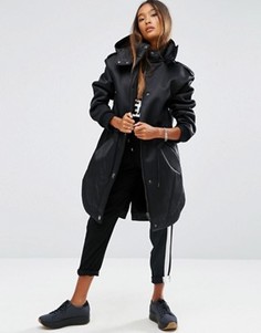Парка из нетканого полотна ASOS - Черный