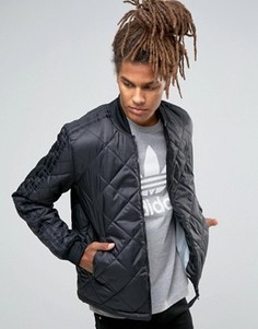 Стеганый бомбер adidas Originals Superstar AY9145 - Черный
