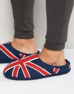 Тапочки с британским флагом Dunlop - Синий
