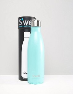 Бирюзовая бутылка объемом 500 мл Swell - Синий Swell