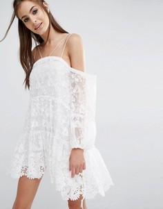 Платье с длинными рукавами Stevie May Winged Dreams - Белый