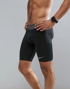Черные шорты Nike Training Pro Hypercool 828158-010 - Серый