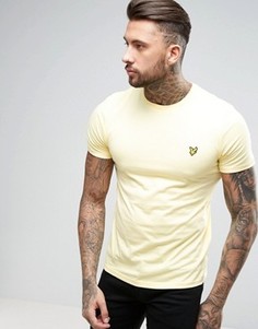 Желтая футболка классического кроя Lyle & Scott - Желтый