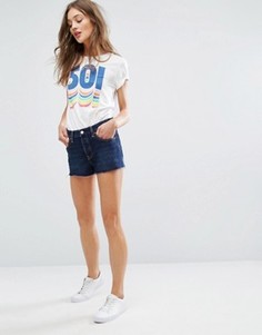 Шорты с необработанной нижней кромкой Levis 501 - Синий