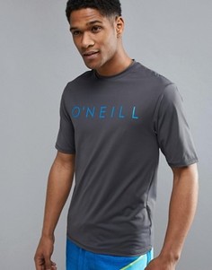Серая узкая футболка с логотипом ONeill Pioneer - Серый Oneill