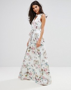 Мягкое платье с цветочным принтом Y.A.S - Мульти